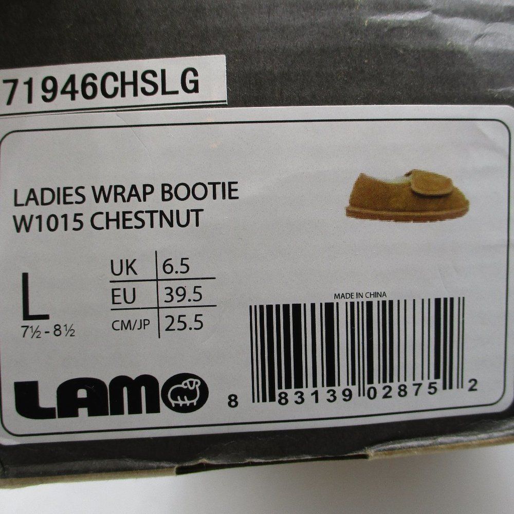 𝅺women's Lamo Wrap Around Indoor/Outdoor Sheepskin /Slipper/Bootie - Picture 10 of 11